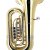 Classic Cantabile Brass T-190 Tuba (Schallbecher: 450mm, Bohrung 20mm, inkl. Mundstück und Softcase Koffer) - 2