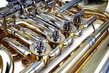 Classic Cantabile Brass T-190 Tuba (Schallbecher: 450mm, Bohrung 20mm, inkl. Mundstück und Softcase Koffer) - 3